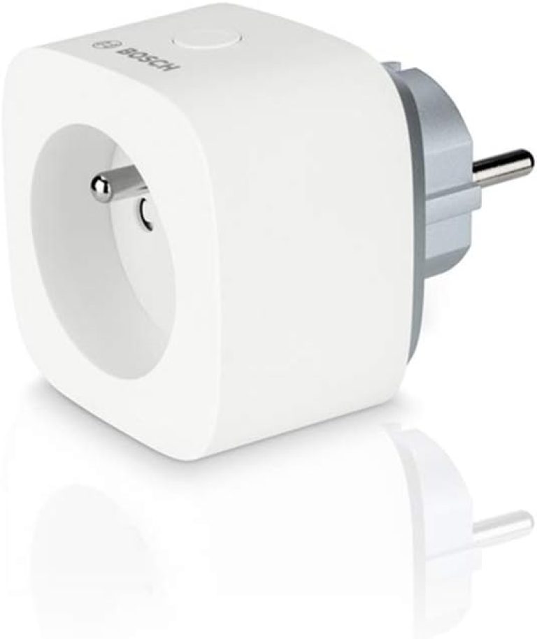 Bosch Smart Home Prise Wi-Fi compacte, extension du signal radio, compatible Alexa, Google Assistant et Apple HomeKit