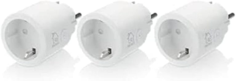 DELTACO Smart Home SH-P01-3P, Pack de 3 Prises connectées Wi-Fi 2.4GHz 802.11b/g/n